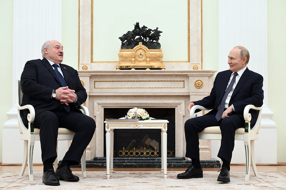 Владимир Путин в пятницу встретился с президентом Белоруссии Александром Лукашенко. Фото: Кристина Кормилицына/POOL/ТАСС