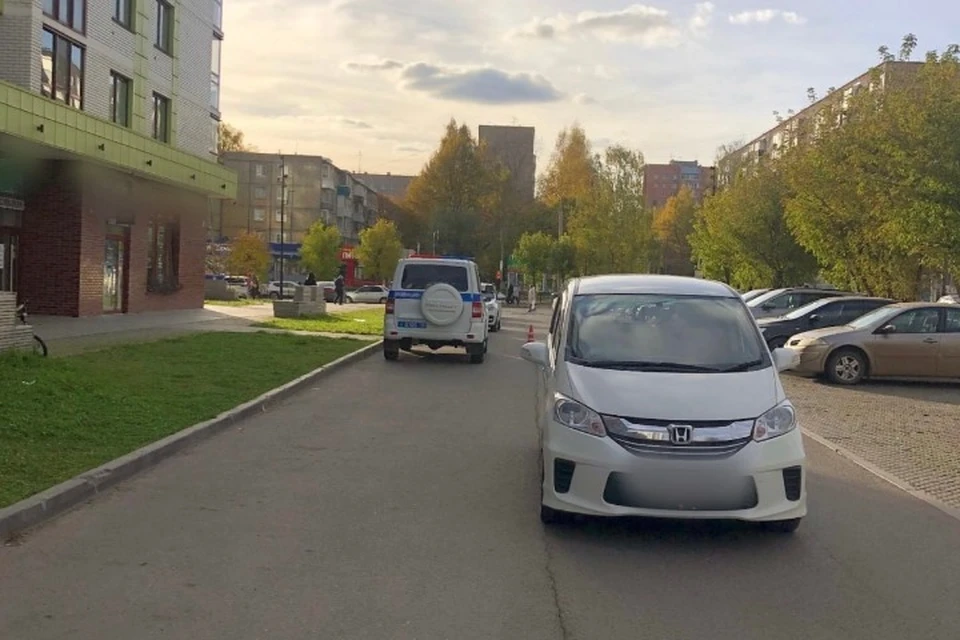 Ребенка увезли в больницу. Фото: Госавтоинспекция Удмуртии