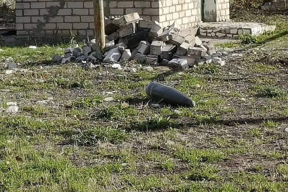 Несколько снарядов и бомб ВСУ пришлось обезвредить в Новой Каховке. Фото: тг-канал Владимира Оганесова