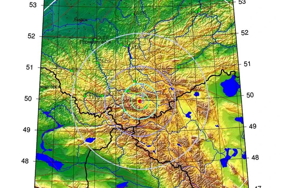 Эпицентр события. Фото: Алтае-Саянский филиал Единой геофизической службы РАН.