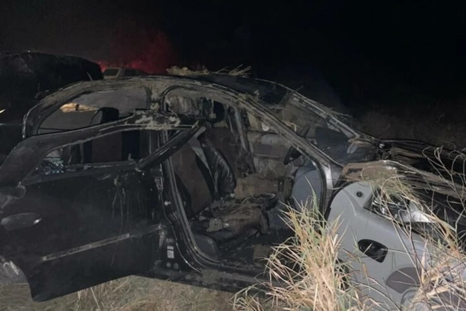 Местные жители первыми заметили происшествие. Фото: ГУ МЧС по Татарстану