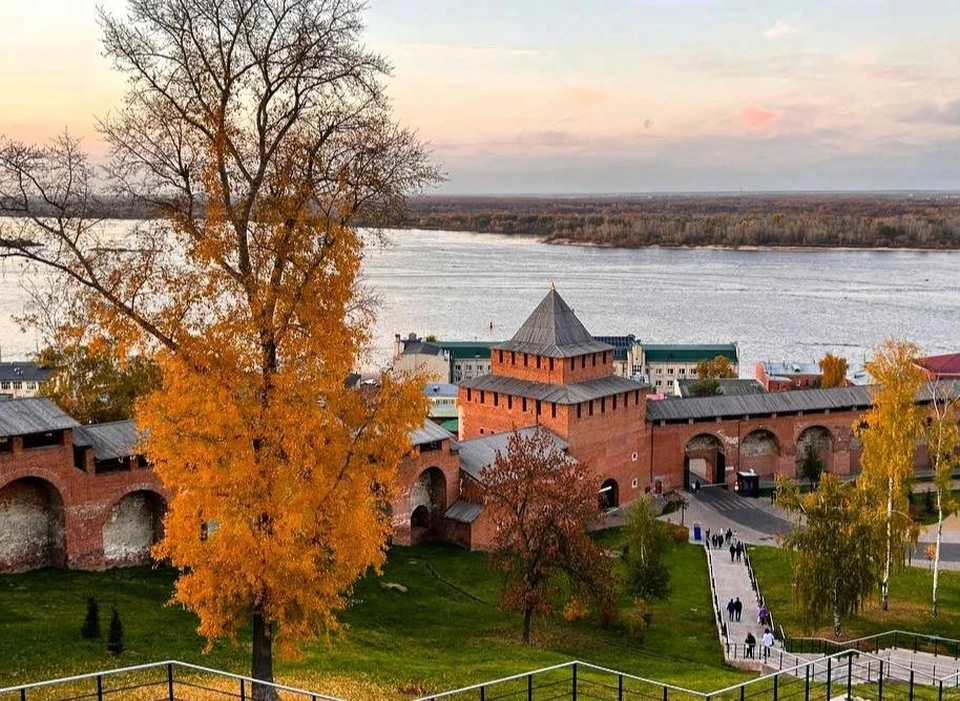 Тина Канделаки восхитилась атмосферой осени в Нижнем Новгороде. Фото: t.me/tikandelaki