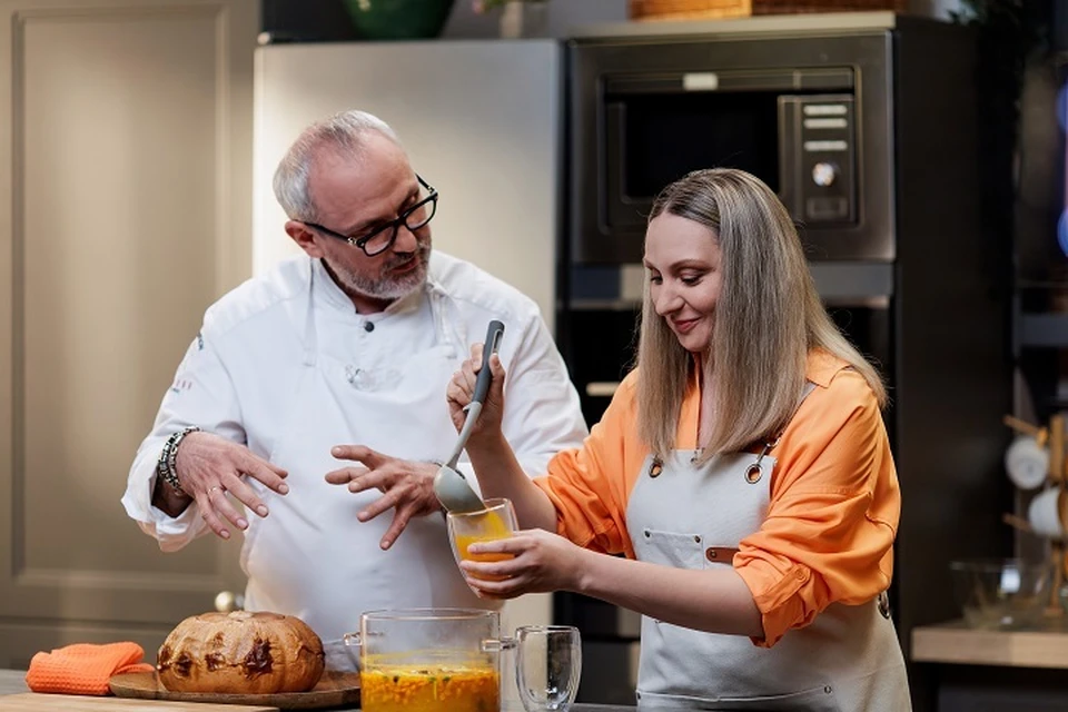 Фото со съемок кулинарного блог-шоу «Вкус эпохи»