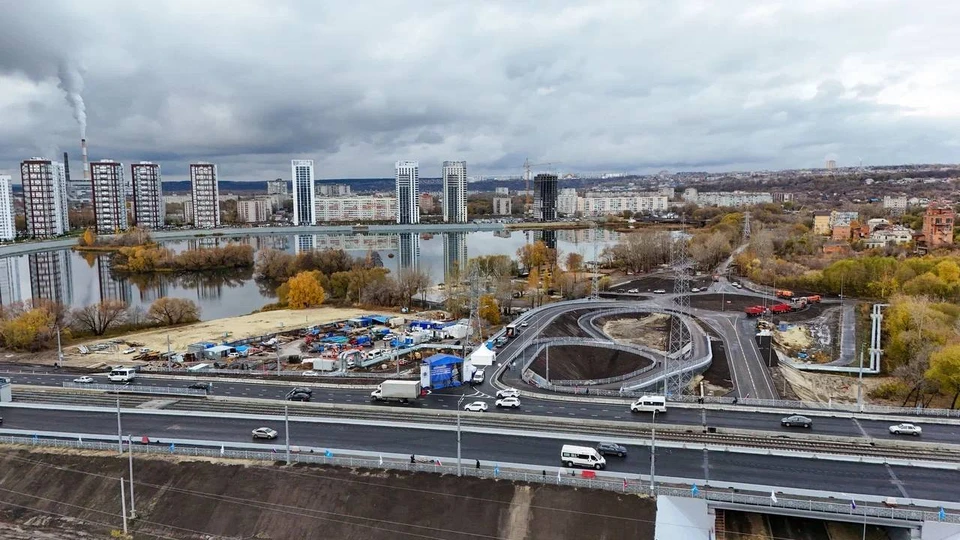 В Ульяновске открыли мост на Минаева ФОТО: телеграм-канал Алексея Русских