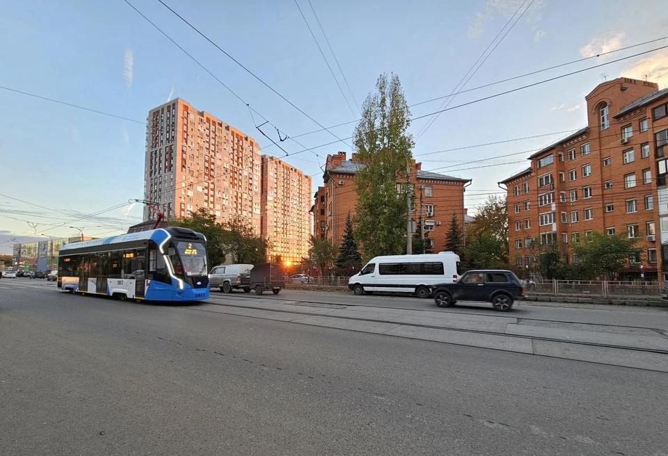 Трамваи временно ходят от Жилгородка до 36-й школы.