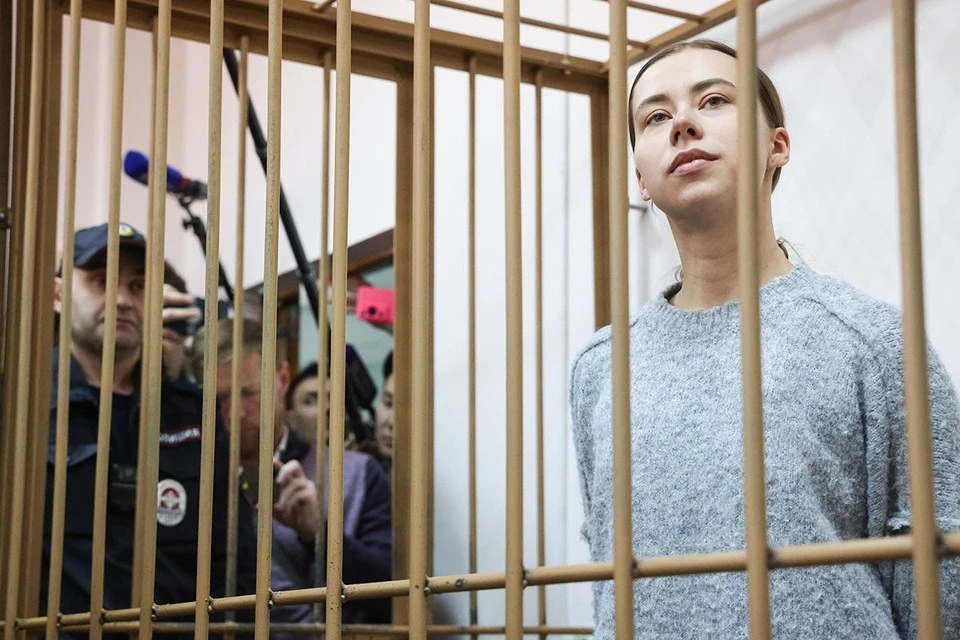 Александра Митрошина в суде. Фото: Сергей Карпухин/ТАСС