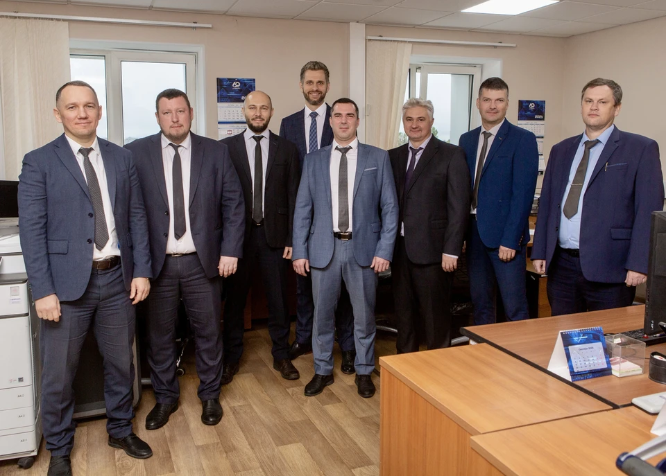 Отдел главного механика компании «Транснефть – Дружба». Главный механик Александр Нестеров (крайний слева). Фото: АО «Транснефть – Дружба».