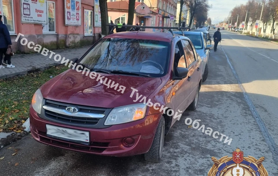 В Белёве водитель автомобиля Lada без прав сбил пожилую женщину.