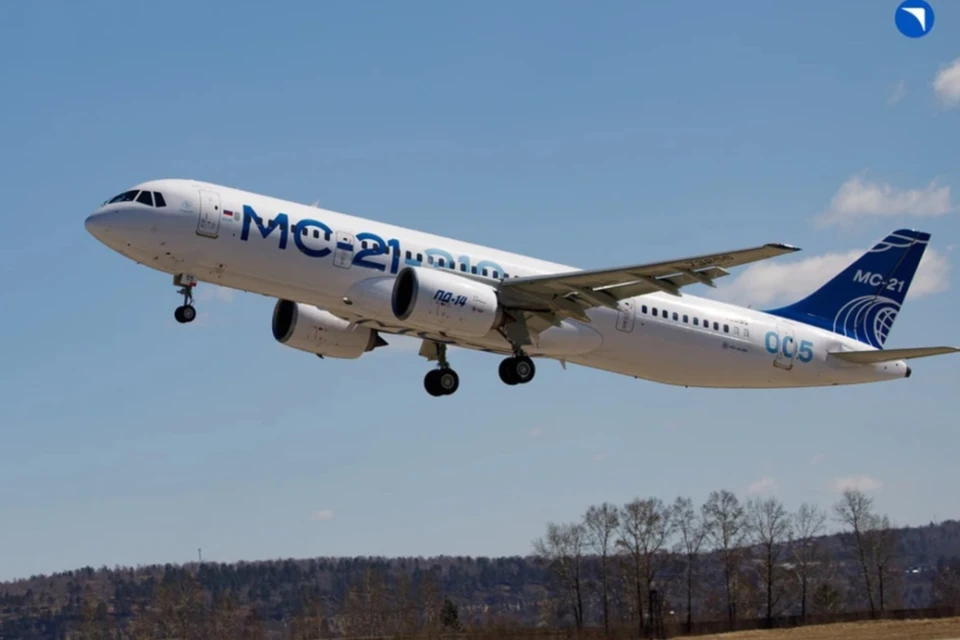 Минпромторг: Второй импортозамещенный самолет МС-21 поднялся в небо в Иркутске. Фото: Ростех