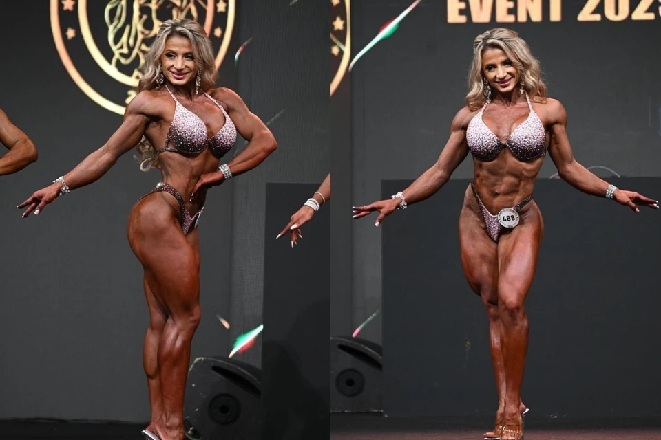 Ирина Красникова на сцене в Дубае