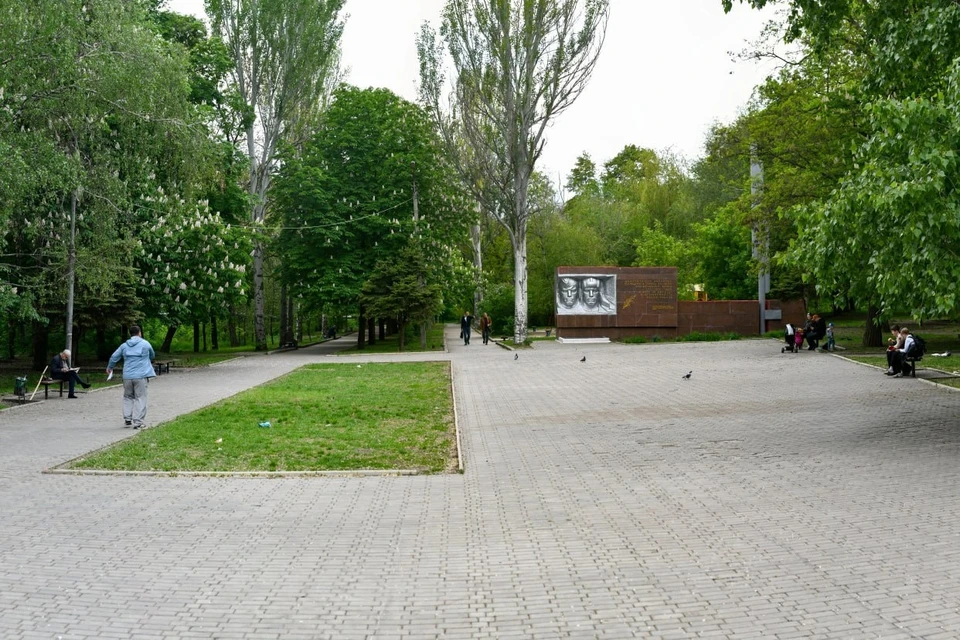 В этом году в Донецке осуществляется благоустройство общественной территории - парка «Энергетиков». Фото: ТГ/Кулемзин