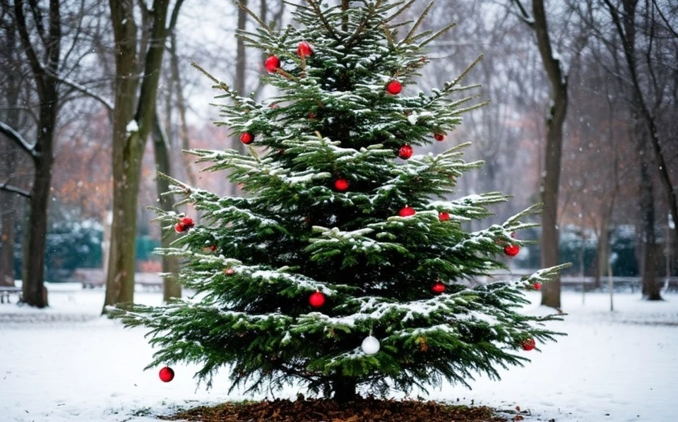 Калужанка обратилась к властям по поводу новогоднего оформления Канищево.