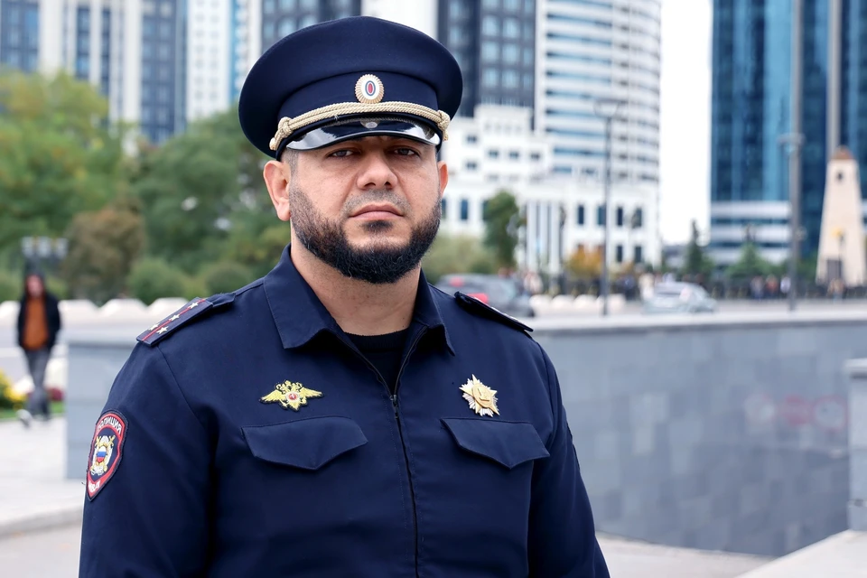 Капитан полиции из Чечни поборется за звание «Народный участковый». Фото: МВД ЧР