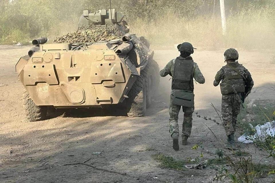 ВС РФ продвинулись в районе населенного пункта Гнатовка на юге Красноармейска (архивное фото)