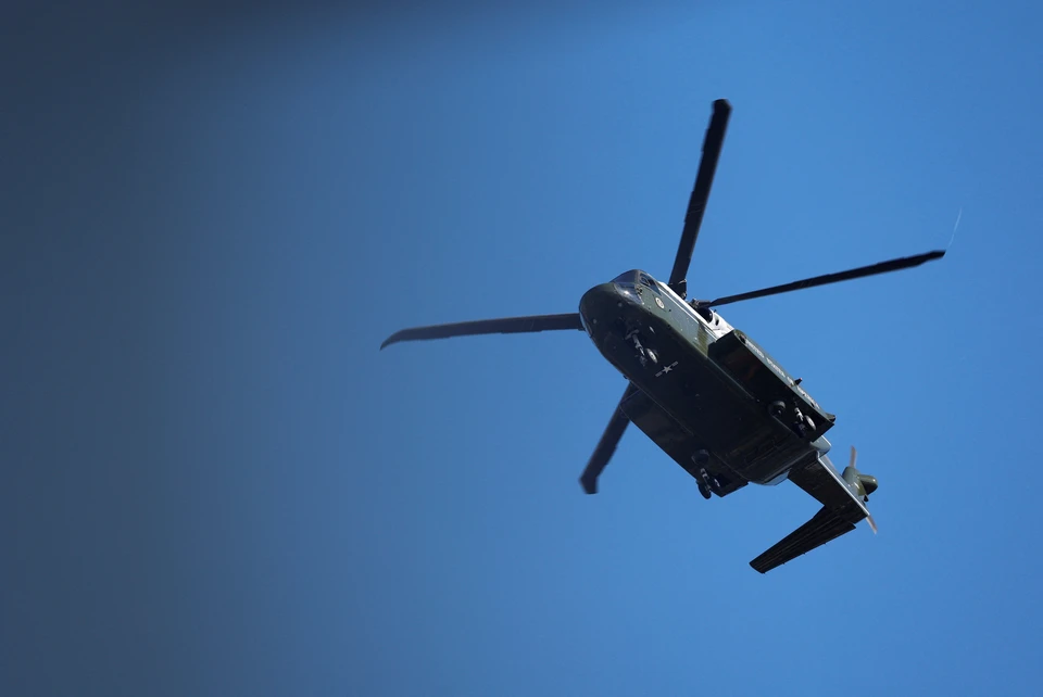 Трамп прибыл в Пусан для встречи с Си Цзиньпином на вертолёте.