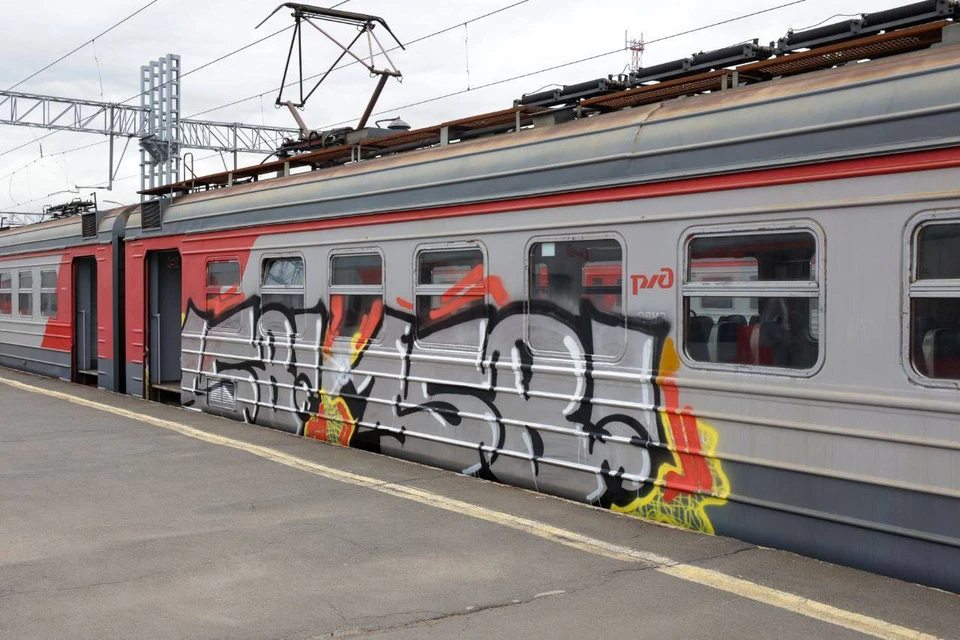 «Жертвами» вандалов стали 127 поездов. Фото: ОЖД