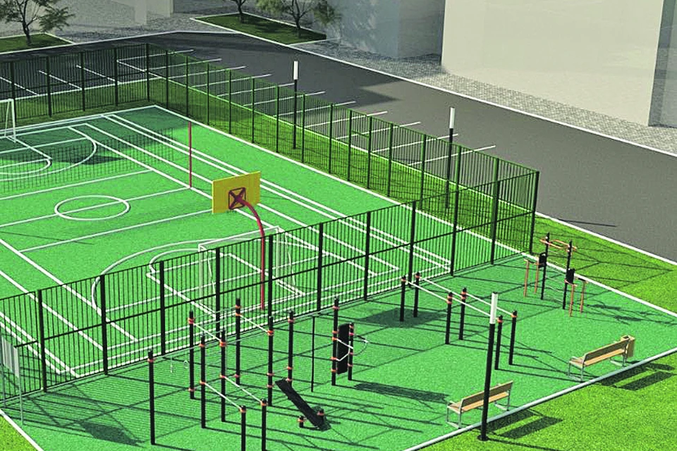Спортивная площадка станет местом для дворовых соревнований. Юлия Семякина/Tg