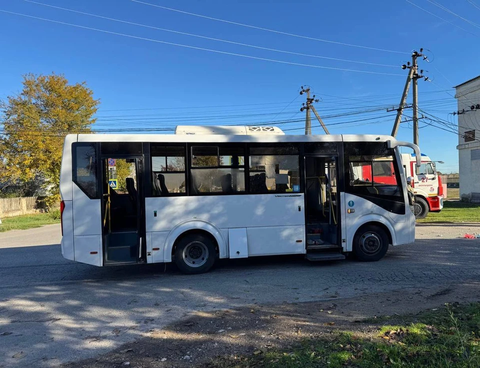 Пассажиров в автобусе не было. Фото: прокуратура Крыма