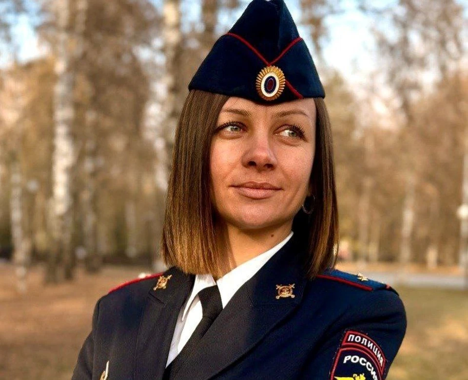 Старший лейтенант полиции Ольга Адмакина из Белова борется за звание «Народного участкового» страны. Фото: ГУ МВД России по Кузбассу.