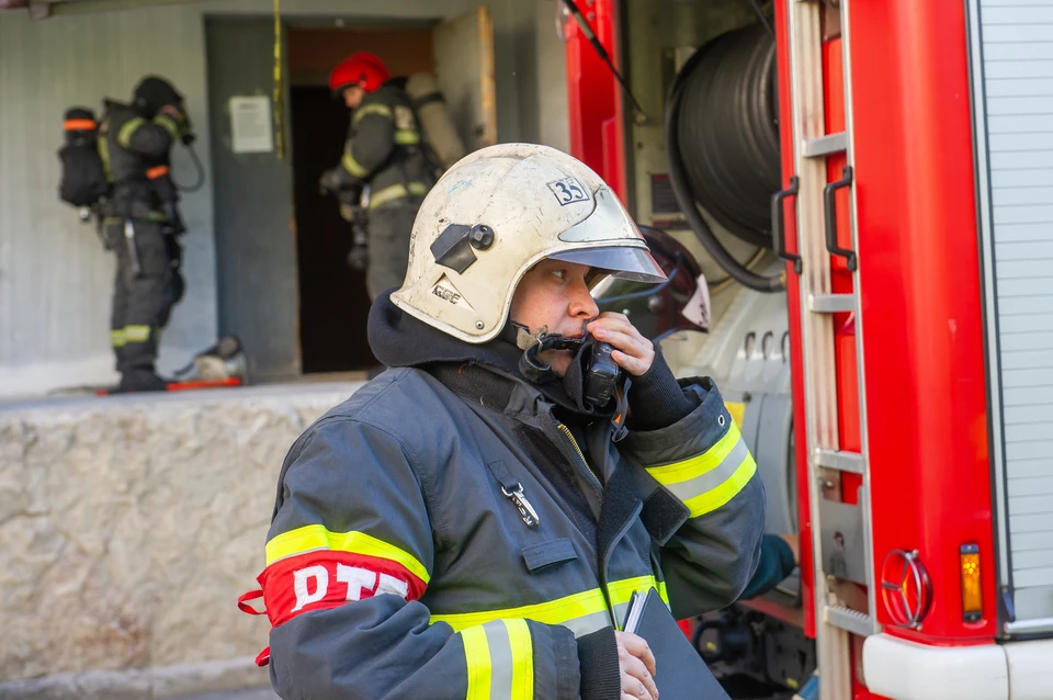 Пожар потушили за полчаса.