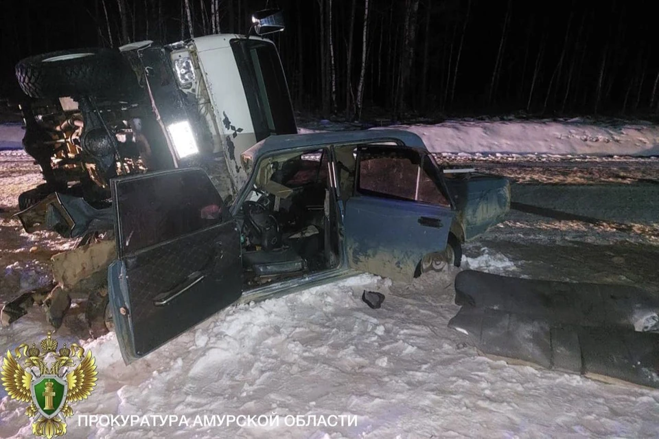 Удар был настолько сильным, что пассажиры отечественного авто не имели шанса выжить. Фото: прокуратура Амурской области