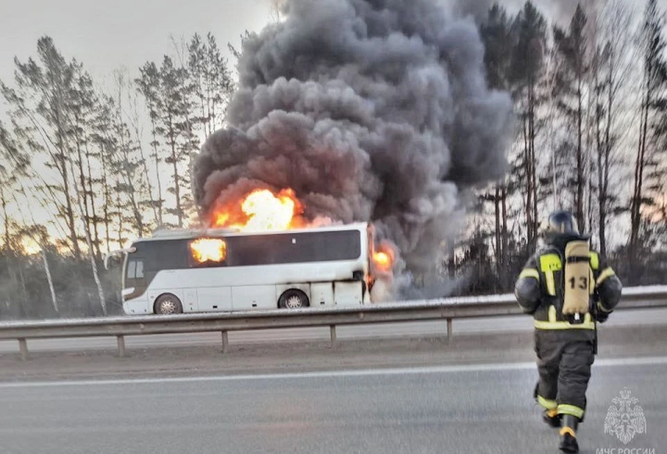 Никто не пострадал. Фото: МЧС по Тюменской области