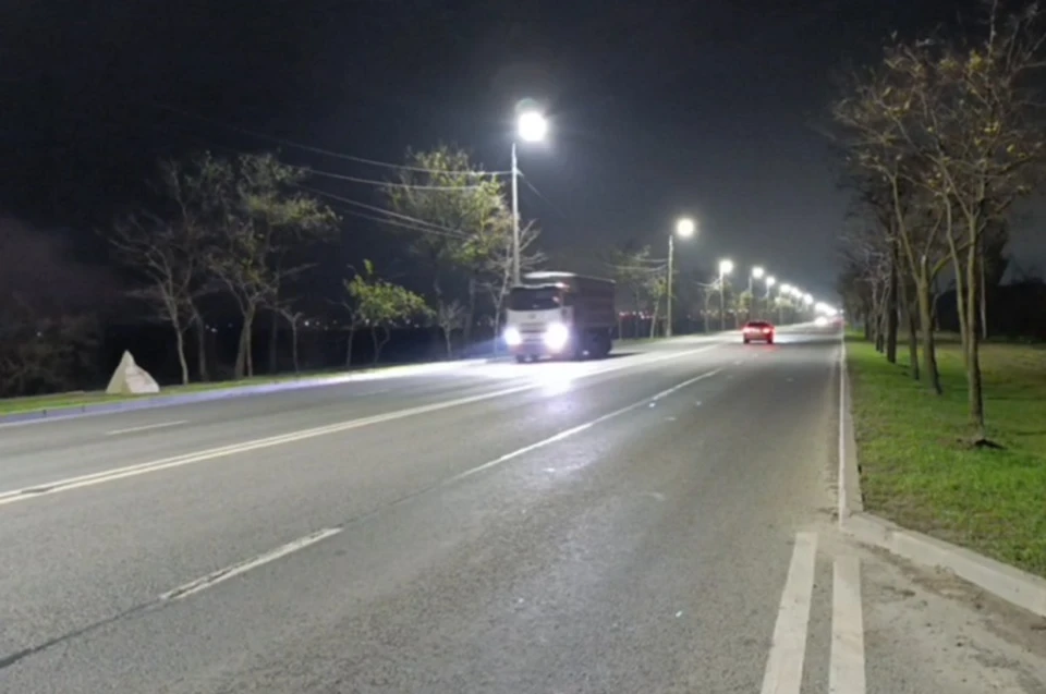 Левобережье Мариуполя вновь освещено. Фото: ТГ/Кольцов