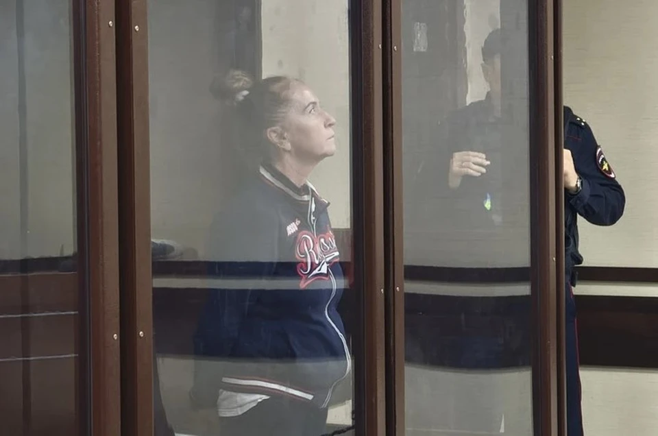 Юлия Вебер в зале суда