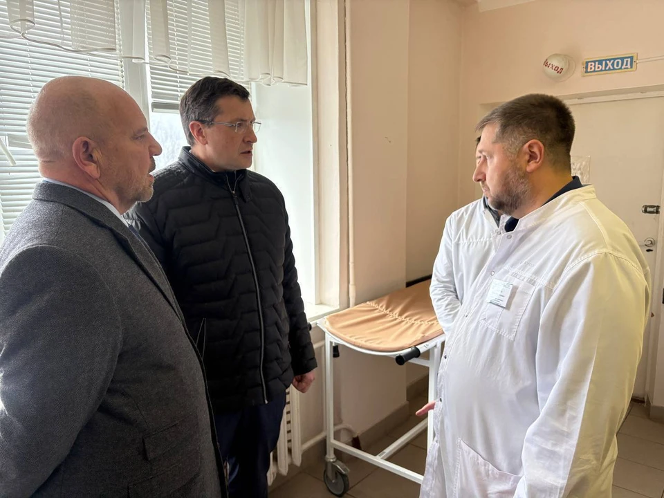 Глеб Никитин поручил отправить в ЦРБ Балахны терапевтов из Нижнего Новгорода. Фото: телеграм-канал Глеба Никитина.