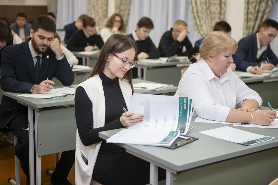 Аудитория оформлена в стиле 70-х годов прошлого века. Фото Ольги Шелеметьевой.