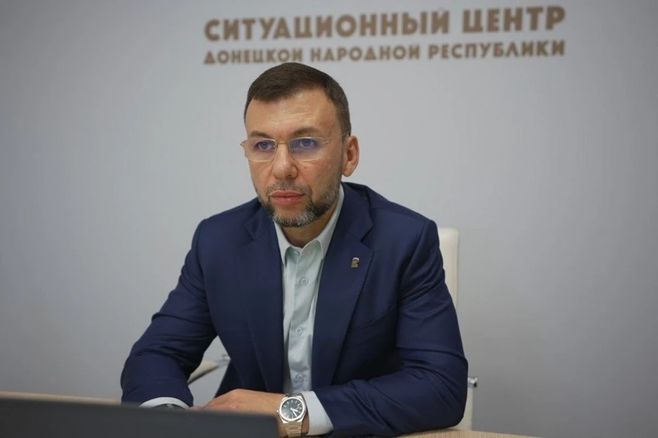 Пушилин сообщил, что вопрос воды в ДНР никогда не уходит на второй план. Фото: Сайт Главы ДНР