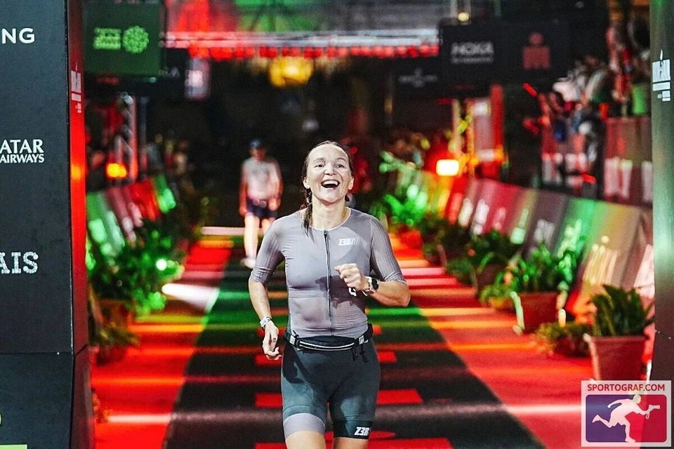 Пермячка Александра Посохина приняла участие в легендарной гонке Ironman Portugal; Фото предоставлены Александрой Посохиной