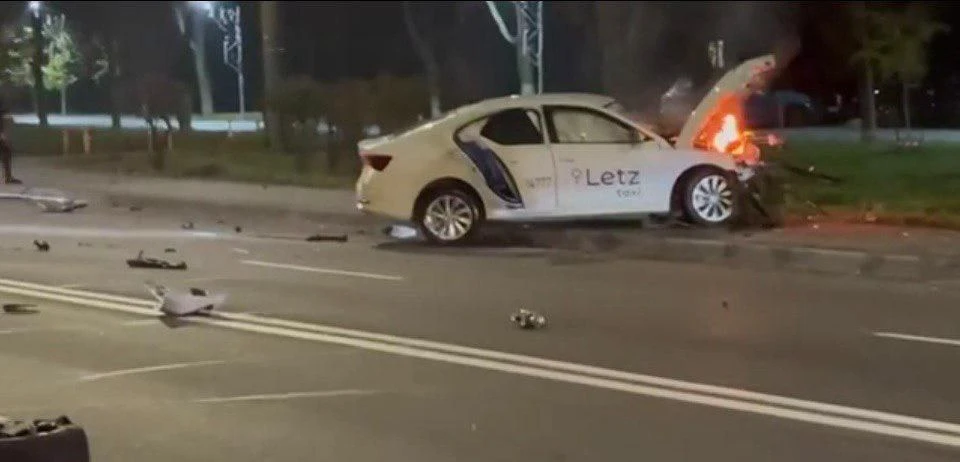 В аварии пострадали два человека. Фото: соцсети