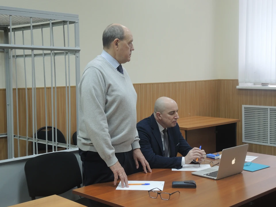 Валерий Янин выступает в Октябрьском районном суде Владимира
