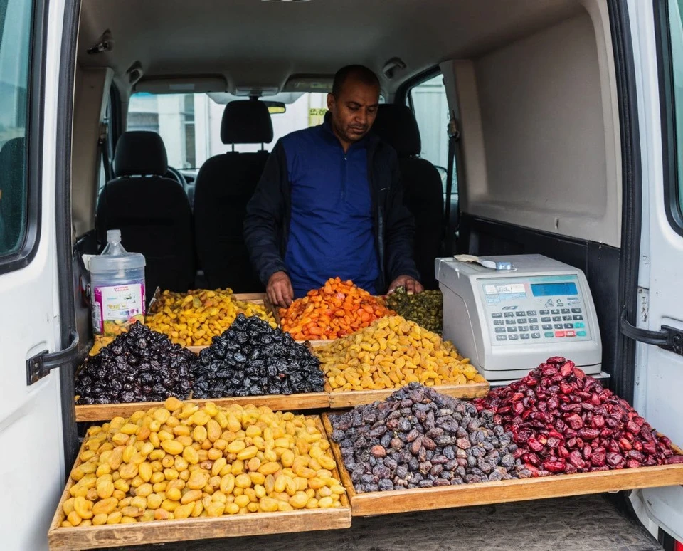 В ходе проверки у нарушителей было изъято более 20 кг рыбы и свыше 100 кг сухофруктов. Фото: нейросеть