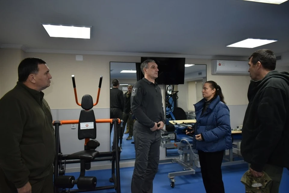 Реабилитационный центр в Амвросиевке проходит лицензирование. Фото: ТГ/Лызов