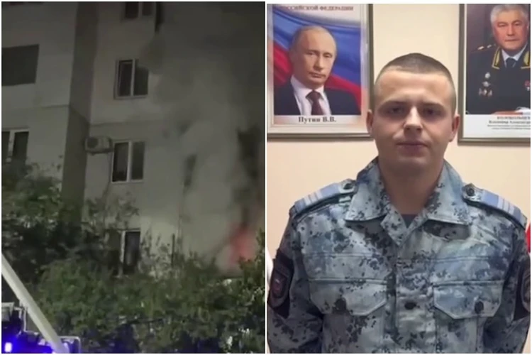 Ловили преступников, а попали на пожар: в Крыму полицейские спасли от огня жителей многоэтажки