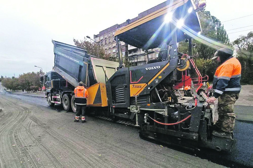 В регионе продолжается масштабный ремонт дорог. Минтранс ЛНР
