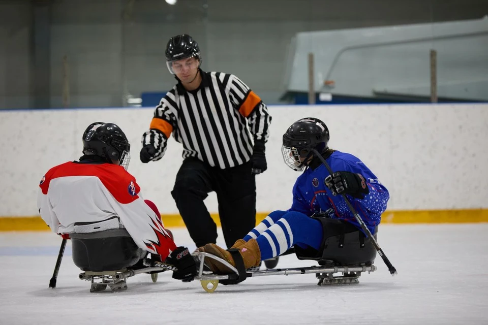 В Самарской области созданы условия для детей и взрослых, чтобы заниматься следж-хоккеем. Фото: минспорт Самарской области