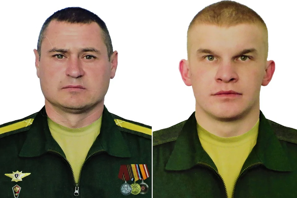 Старшина Александр КОЛЫЧЕВ и Ефрейтор Данила ФИЛИЧКИН