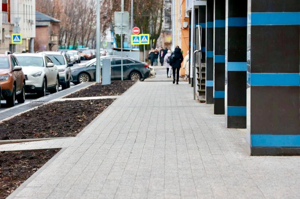 В Нижнем Новгороде завершается благоустройство улицы Володарского. ФОТО: телеграм-канал Юрия Шалабаева.