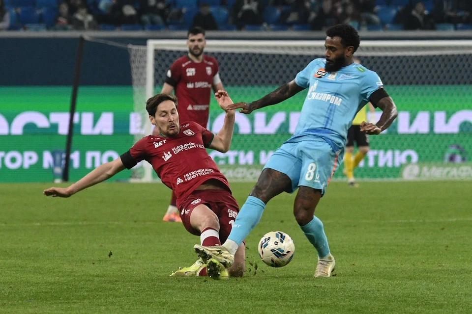 "Зенит" обыграл казанский "Рубин" со счетом 1:0.