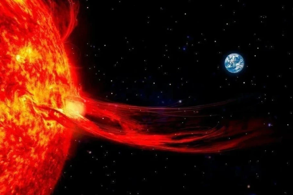 На Солнце произошла первая за неделю мощная вспышка