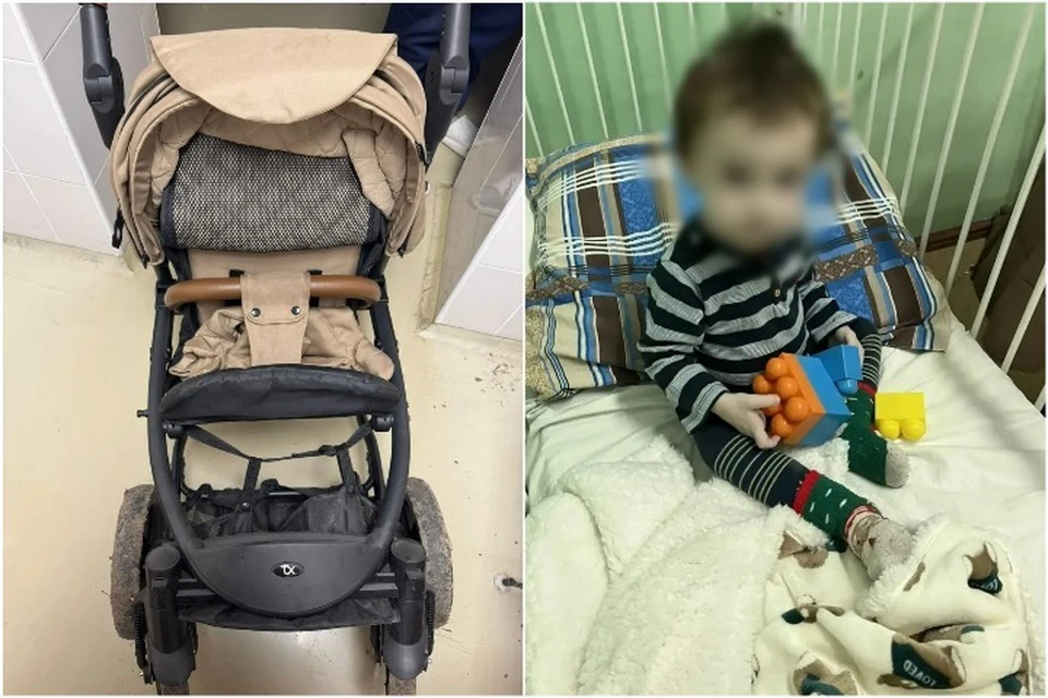 Коляску с ребенком нашли жильцы многоквартирного дома, расположенного в поселке под Ростовом. Фото: Читатели "КП".