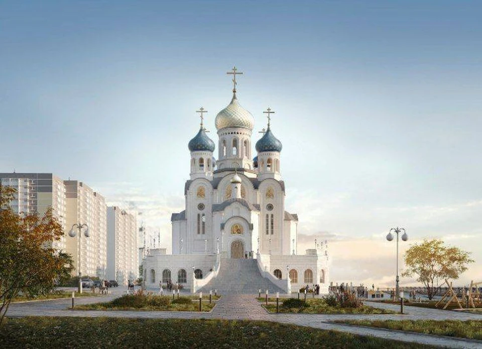 Храм в честь героев СВО и воинства. Фото: t.me/mitropoliakubanru