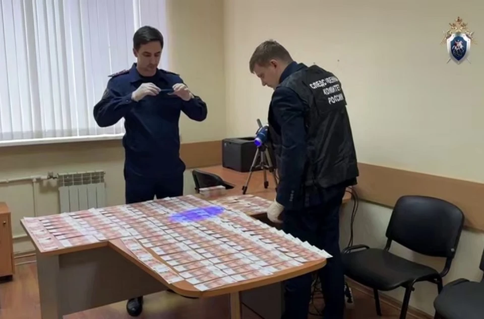 Во время следственных действий. Фото: стоп-кадр видео УФСБ РФ.