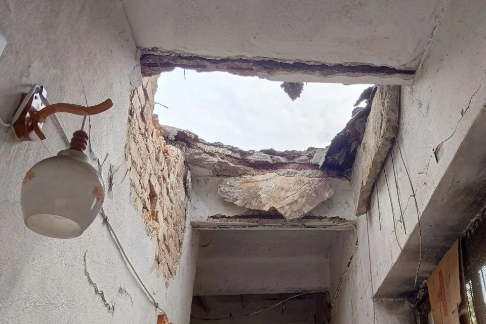 Последствия ударов ВСУ Фото: ТГ-канал Владимира Сальдо