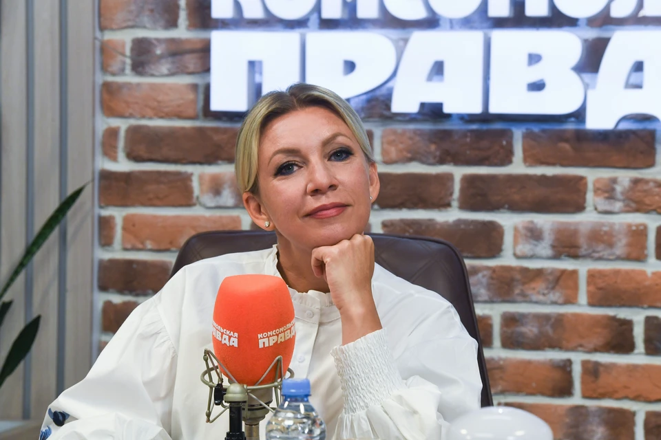Официальный представитель МИД РФ Мария Захарова.