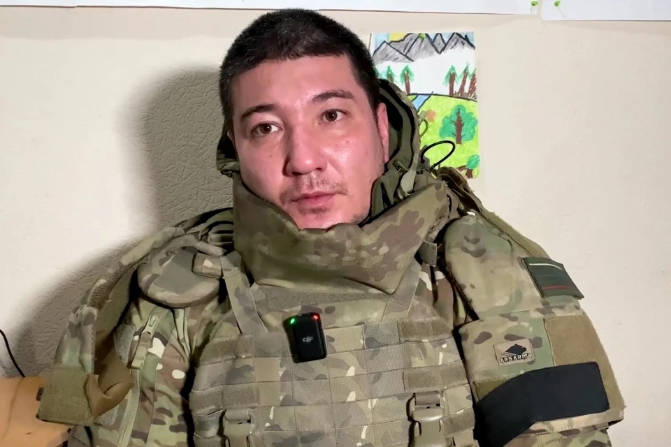 Командир штурмового отряда Владимир Ходыкин