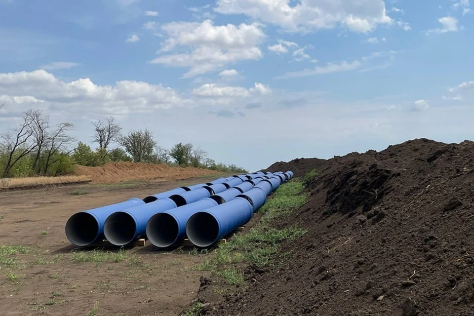 В ДНР продолжают борьбу за воду. Фото: ТГ/Пушилин